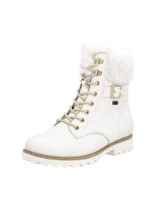 Remonte Белые ботильоны на шнуровке