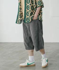 Выстиранные утиные шорты Bayflow, цвет Black 19