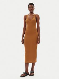 Платье облегающего кроя для повседневной носки J20J225282 Calvin Klein Jeans, коричневый