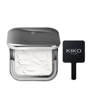 Пудра для лица Bare Skin рассыпчатая матирующая фиксирующая и для коррекции натуральный эффект без макияжа KIKO