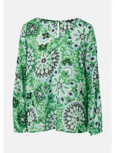 Блузка в цвете 76A3_изумруд comma
