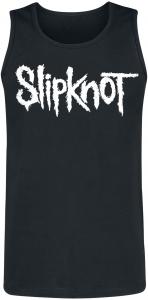 Майка-топ Slipknot White Logo, черный
