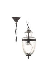 Подвесной светильник Marcel прозрачный/черный Loberon, прозрачный/черный