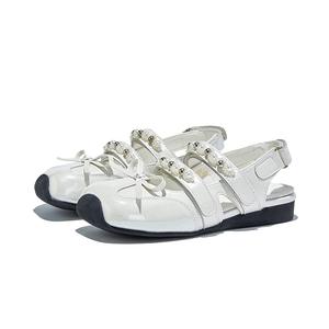 Chibang Женские повседневные туфли на каблуке 3,5 см экрю, цвет Ecru