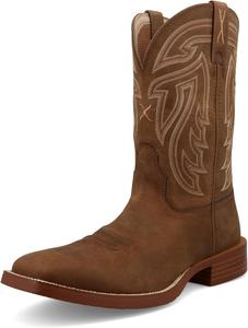 Ботинки Twisted X Men's 11 Tech X, широкий квадратный носок с Tech X, Coffee