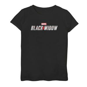 Футболка с официальным логотипом фильма Marvel Black Widow для девочек 7–16 лет Marvel