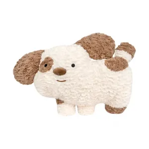 Мягкая игрушка собака в горошек, высота 60 см OU DI PIG, коричневый