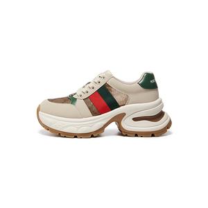 ST&SAT Женские низкие массивные кроссовки зеленые, цвет Green