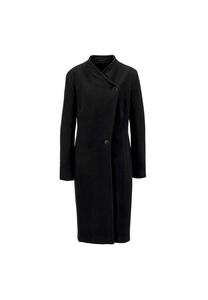 Короткий размер: теплое шерстяное пальто Goldner, черный