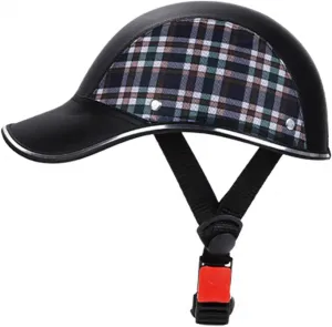 Мотоциклетная защитная каска | Полузащитная каска | Винтажные открытые шлемы | Защитные каски в стиле бейсболки для взрослых | Бейсбол | Спорт | Велоспорт, b