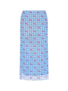 Юбка до колена myMo, цвет blue multicolor