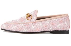 Женские мокасины Gucci Jordaan, розовый