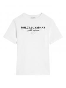 Dolce & Gabbana Kids базовая футболка, белый