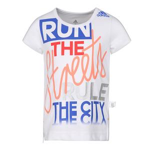 Adidas Футболка белая для детей 3-7 лет