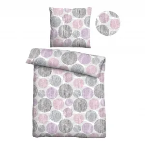 Castell - фирменное постельное белье «0360445», абсолютно пушистое, мягкое + комфортно теплое, 100% полиэстер, на молнии Castell - Markenbettwäsche, цвет brombeer