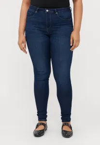 Джинсы carthunder life, узкий крой Only Carmakoma, Dark Blue Denim