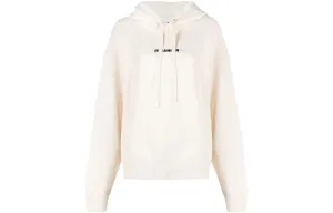 Худи с логотипом и шнурком JIL SANDER, белый