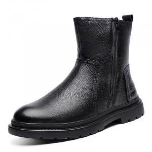 Чёрные мужские полусапоги Cachiotti с мягкой подкладкой