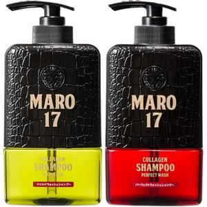 Успокаивающий шампунь для мужчин восстанавливающий разглаживающий 350мл+350мл Maro