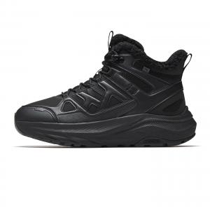 ANTA Хлопковые туфли мужские высокие базовые Black/Castle Gray