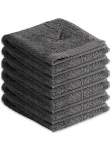 Sansibar Набор из 6 махровых полотенец для гостей серии «Классика» в антрацитовом цвете