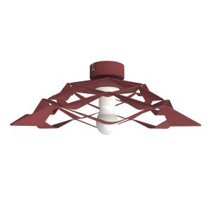 Потолочный светильник Lumicom, 40x40x13 см, красный