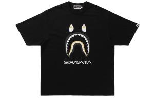 Футболка Shark Series для мужчин A Bathing Ape, черный