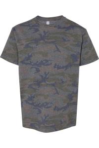 Футболка из тонкого джерси LAT Youth, цвет vintage camo