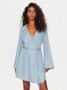 Платье на каждый день свободного кроя Guess, голубой