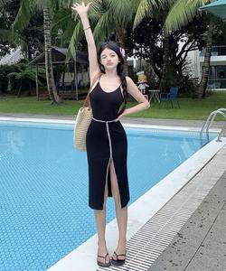 Купальник BORA AURA, раздельный, двухцветный, цельный Aimoha - Select -, цвет Black