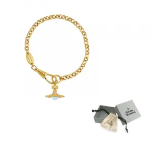 Vivienne Westwood Латунный браслет-плетение Aurora Ball для женщин, цвет Gold/Aurora