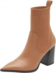 Женские сексуальные ботильоны на шнуровке с высокими каблуками, заостренный носок, для вечеринки или выпускного, элегантные, размеры 4-16 US Wo wagas, Brown