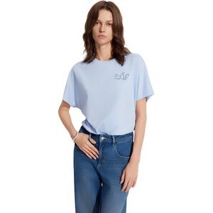 Футболка Women's Crew Neck Moderate Straight Fit ELLE, синий