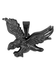 Adeliás Мужской кулон из нержавеющей стали черного цвета