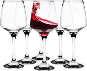 Бокал для вина Glasmark Krosno 0,3 л, набор из 6 бокалов для красного вина, бокал для красного вина, бокал для вина, прозрачный, можно мыть в посудомоечной машине, 6 x 360 мл Glasmark KROSNO 1992
