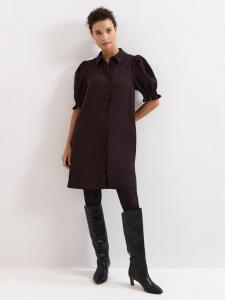 Платье-рубашка Candice с отделкой в виде ракушки Phase Eight, Brown