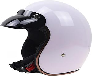 Шлем мотоциклетный stdpcxz с солнцезащитным козырьком, белый