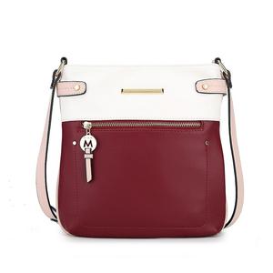 Mkf Collection Camilla Женская сумка через плечо из веганской кожи от Mia K MKF Collection, цвет Wine Blush