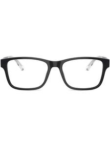 Emporio Armani очки в прямоугольной оправе, черный