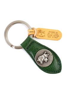 Брелок-кончо из кожи IL BISONTE с медальоном