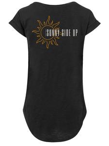 Длинная футболка Sunny side up черного цвета F4NT4STIC