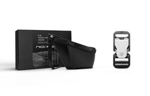 NIID Мужская сумка-слинг НИИД, Чернила черные (застежка-кнопка)