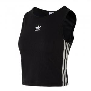 Adidas Originals Футболка-майка с тремя полосками Women's Black