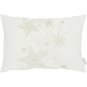 Декоративная подушка 6303 Apelt, Goldfarben, natur + gemustert