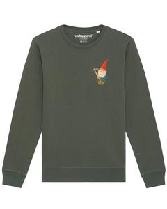 Свитер Watapparel Sweatshirt Gartenzwerg, оливковый