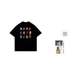 Футболка унисекс GRAF, серая белая 12 шт милый призрак короткий рукав