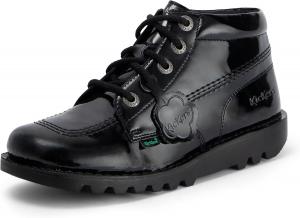 Женские ботинки Kickers Kick Hi Classic | Максимальный комфорт | Повышенная прочность | Премиальное качество, Leather Alternative Black