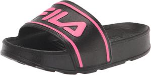 Детские сандалии Fila Sleek Slide StSlide, черный/розовый