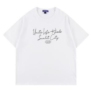 Футболка унисекс Unite Life HOODS, Серый/Белый