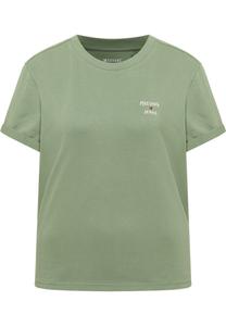 MUSTANG Футболка 'Monroe' в зеленом цвете